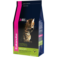 Eukanuba Adult Hairball (для снижения образования комочков шерсти и их выведения)