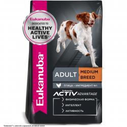 Хочу это! — Eukanuba Adult Medium Breed (для взрослых собак средних пород от года и старше, с птицей)